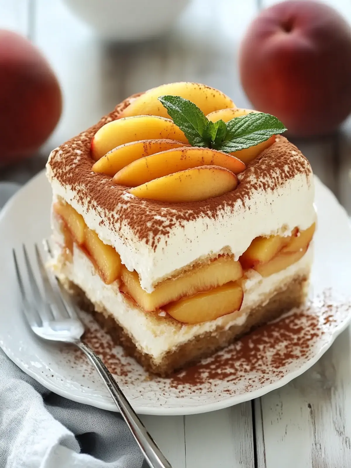 Peach Tiramisu: A Light and Fruity Summer Delight 4 Peach Tiramisu